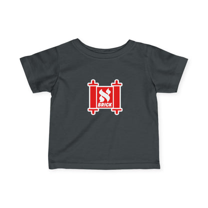 Cute Infant Fine Jersey Tee - Brick Design, Baby Shirt, Toddler Gift, Cute Kids Apparel, Birthday Present, Everyday Wear