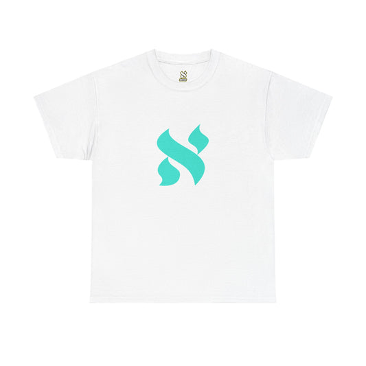 Unisex Cotton Tee with Aqua Wave Design, Casual Wear, Gift for Him/Her, Everyday Essentials, Beach Vibes, Graphic T-Shirt