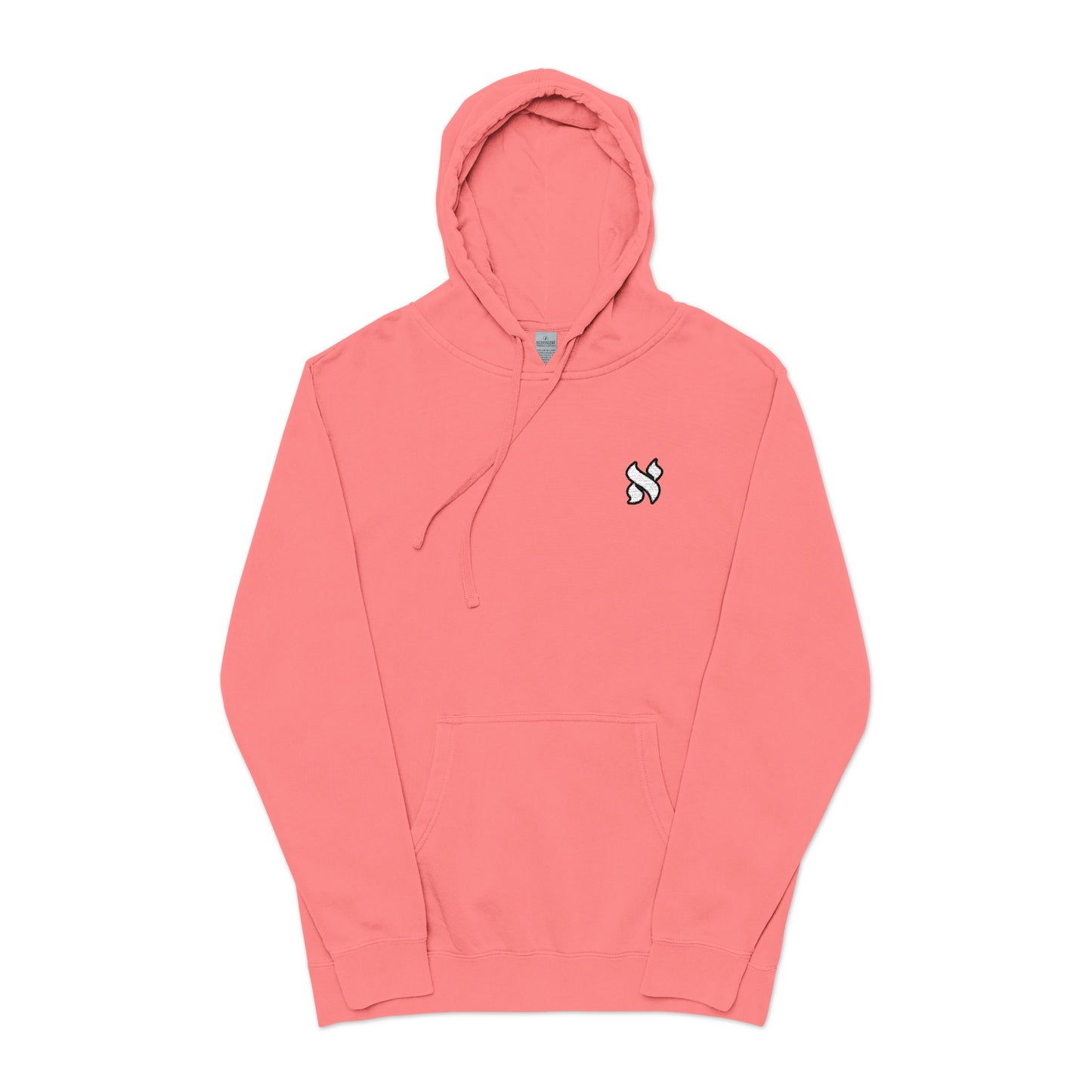 Cozy Unisex Pigment-Dyed Hoodie with Embroidery | Stylish Casual Wear, Gift for Him/Her, Perfect for Fall/Winter, Fashion Statement