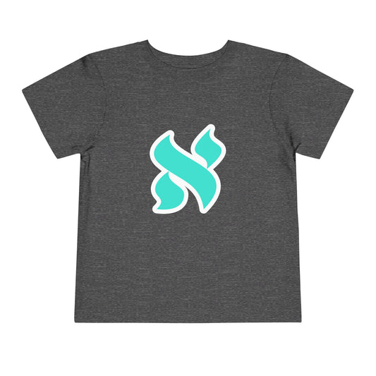 Toddler Short Sleeve Tee with Fun Aqua Design, Cute Kid's T-Shirt, Summer Playwear, Birthday Gift, Everyday Outfit, Toddler Fashion