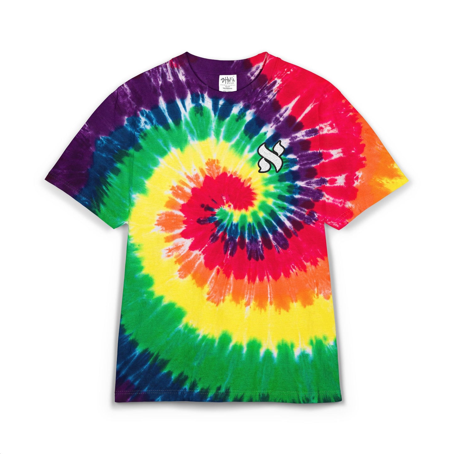 Vibrant Tie-Dye Oversized T-Shirt (Embroidery) - Unisex Casual Wear, Summer Festival Outfit, Gift for Her, Colorful Beach Top, Trendy [...]