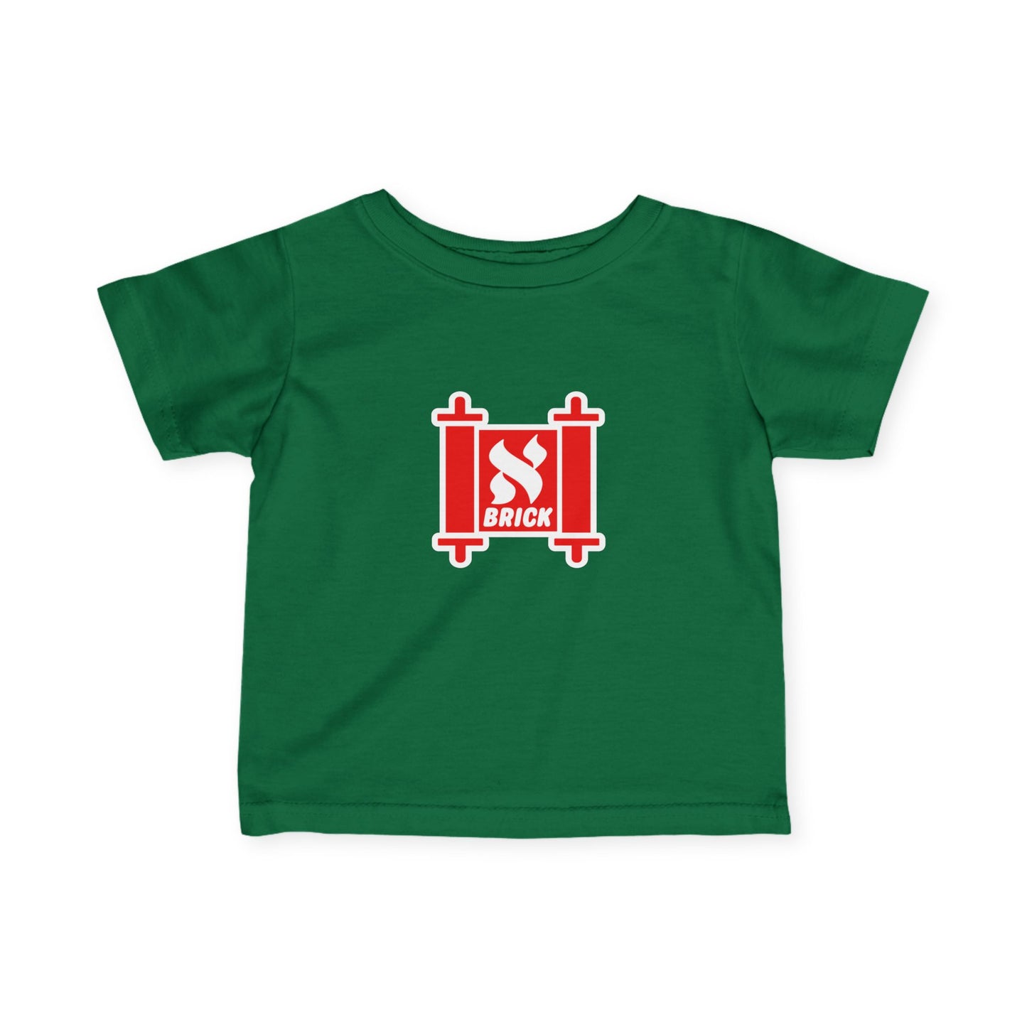 Cute Infant Fine Jersey Tee - Brick Design, Baby Shirt, Toddler Gift, Cute Kids Apparel, Birthday Present, Everyday Wear
